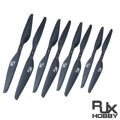 RJXHOBBY 1pair 24x7.2/26x7.8/27x8.1/28x8.4/29x8.7/30x10/32x9.6/32x14.8/34x11.3 inch carbon fiber propeller for UAV