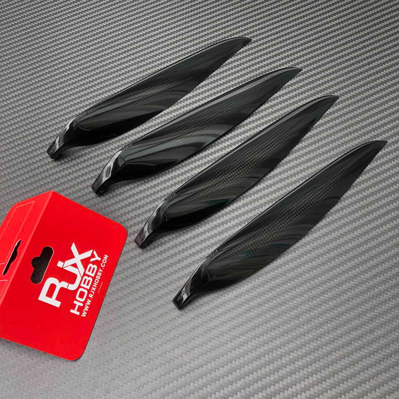 RJXHOBBY 1pair 9x6 / 9.5x5 / 10x6 / 11x6 / 11.5x7 / 12x6inch Carbon Folding Propeller Blades for fixed wing