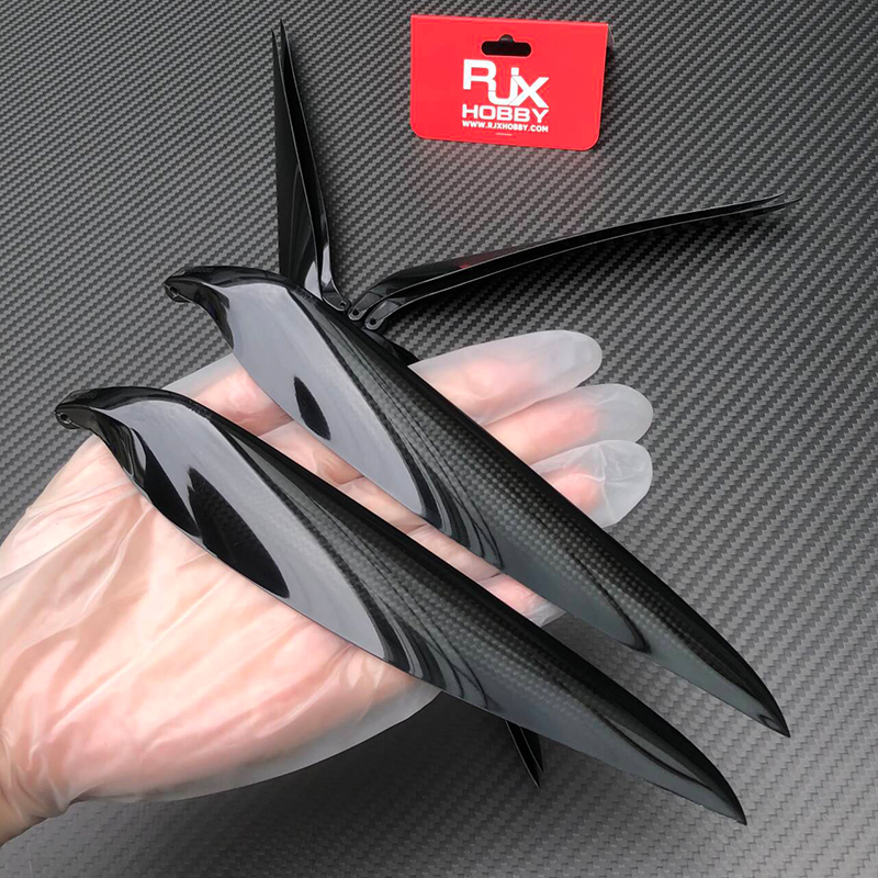 RJXHOBBY 1pair 9x6 / 9.5x5 / 10x6 / 11x6 / 11.5x7 / 12x6inch Carbon Folding Propeller Blades for fixed wing