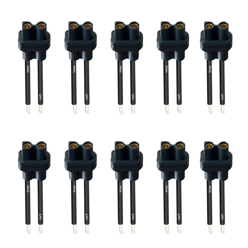 RJXHOBBY XT30U Female Male Connector with 50mm 18AWG Silicone Wire