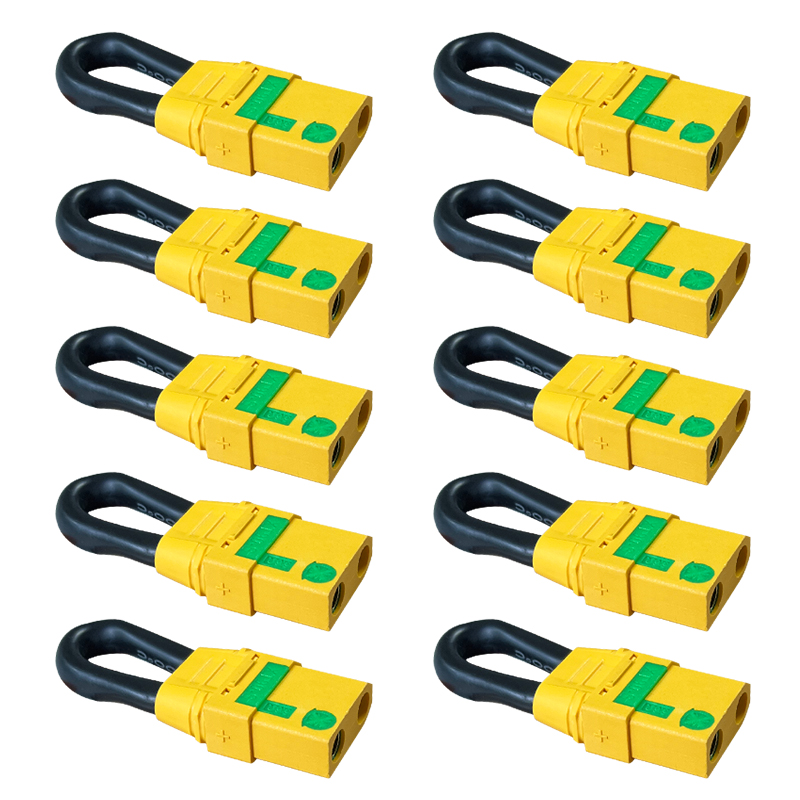 RJX 10pcs XT90-S Anti Spark Connector Bind Plug Loop Short Circuit 10AWG