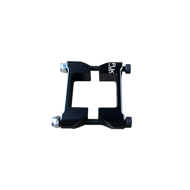 RJX Square Aluminum Tube Clamp for 20mm Square Carbon Fiber Tubes