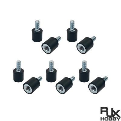 RJX 10pcs Vibration Isolator Shock Absorber Rubber Shock Mounts 