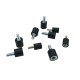 RJX 10pcs Vibration Isolator Shock Absorber Rubber Shock Mounts 