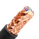 RJX 10meters Shielded cable wire  2/3/4/5/6/7/8 core 0.5 1.0mm pure copper shielded wire