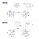 RJXHOBBY 1pcs 16/20/25mm Pipe Clip Tubing Clamp Fastener Carbon Tube Fixed Joint for RC Plant Agriculture UAV Drone