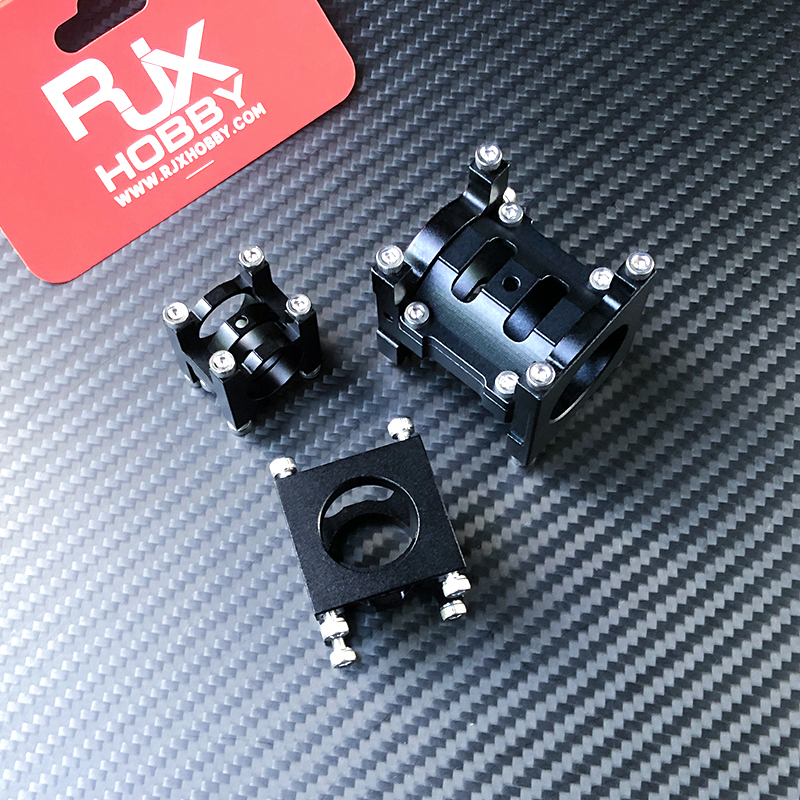 RJXHOBBY 1pcs 16/20/25mm Pipe Clip Tubing Clamp Fastener Carbon Tube Fixed Joint for RC Plant Agriculture UAV Drone