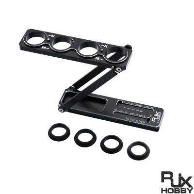RJX 1pcs Aluminum Shock Stand Shock Absorber Rack Holder for 1/8 1/10 RC Car