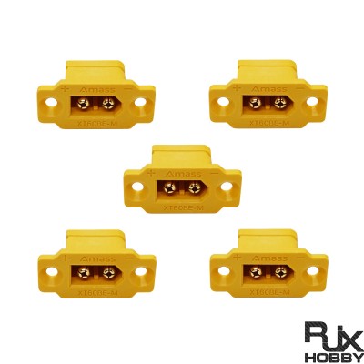 RJXHOBBY 5pcs Amass XT60BE-M Male Plug