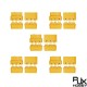 RJX 5pairs Amass XT60 (2+4) Male Female Plug Connector with Signal Pin and Sheath 