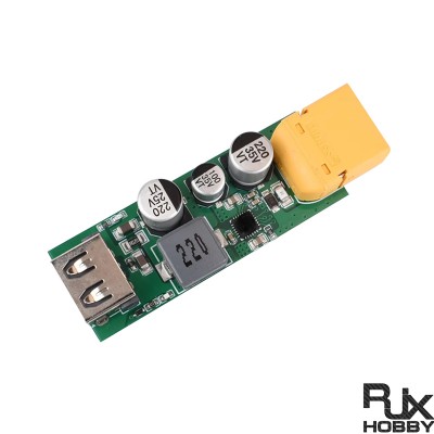 RJX 1pcs XT60 Plug Lipo to USB Battery Charger Type C Support 3S-6S LiPo Battery 10.5V-32V Input 3V-20V 