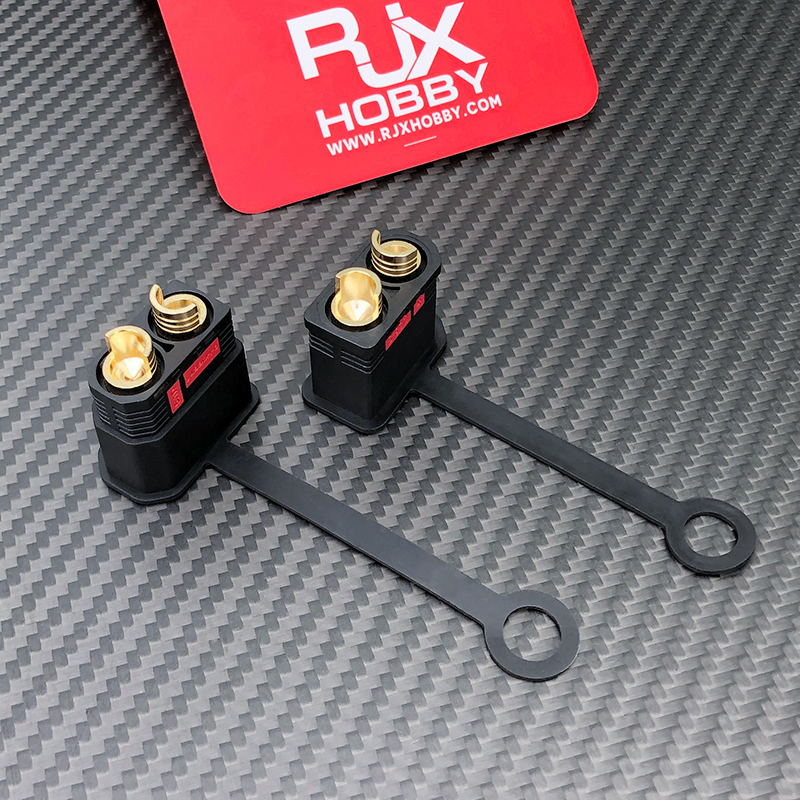 RJX 5pairs QS8 Male Female Plug Waterproof Cap Power Electric Connector Dustproof Cover Protective Shell Housing