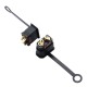 RJX 5pairs QS8 Male Female Plug Waterproof Cap Power Electric Connector Dustproof Cover Protective Shell Housing