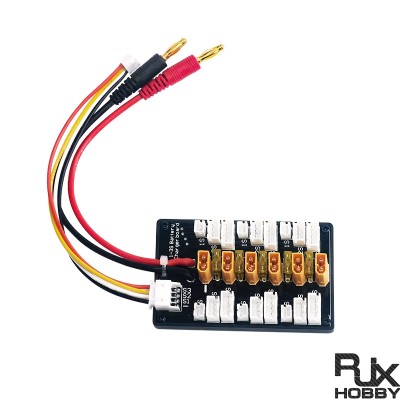 RJX 1pcs 1S-3S XT30 Parallel Charging Balance Board For RC Lipo IMAX B6 B6AC Battery Charger