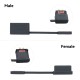 RJX 5pairs QS8 Male Female Plug Waterproof Cap Power Electric Connector Dustproof Cover Protective Shell Housing