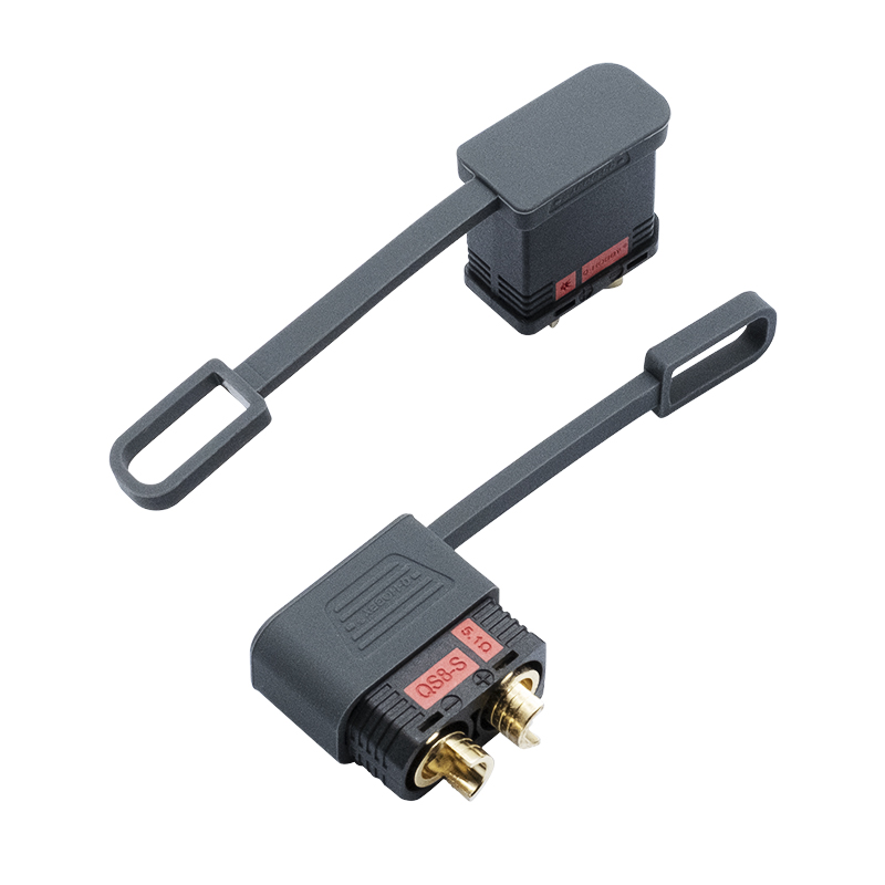 RJX 5pairs QS8 Male Female Plug Waterproof Cap Power Electric Connector Dustproof Cover Protective Shell Housing