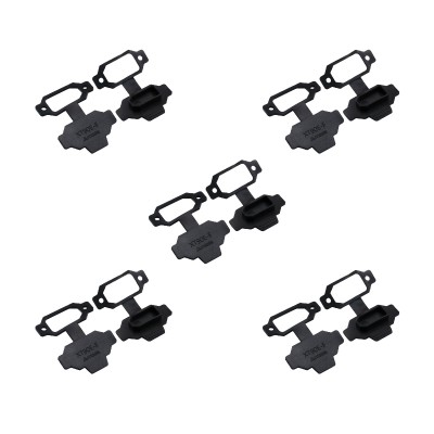 RJX 10pcs XT90E-F Female Head Dustproof Cover PVC Protective Sleeve Dust Cap Can Fix XT90 Dust Back Cover