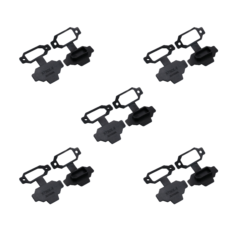 RJX 10pcs XT90E-F Female Head Dustproof Cover PVC Protective Sleeve Dust Cap Can Fix XT90 Dust Back Cover