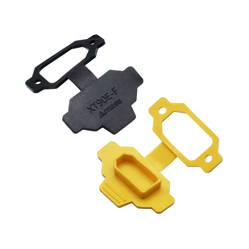 RJX 10pcs XT90E-F Female Head Dustproof Cover PVC Protective Sleeve Dust Cap Can Fix XT90 Dust Back Cover