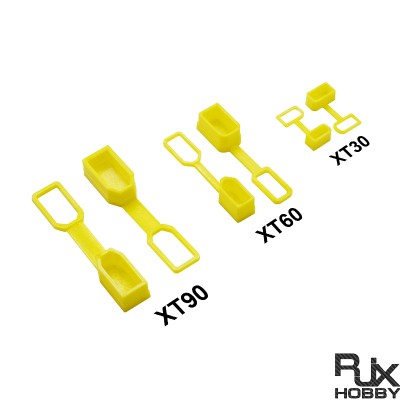 RJX 5pairs 3D Printed Connector Protection Cap Cover XT30 XT60 XT90 Male Female Plug Shell Jacket Dustproof Insulation 
