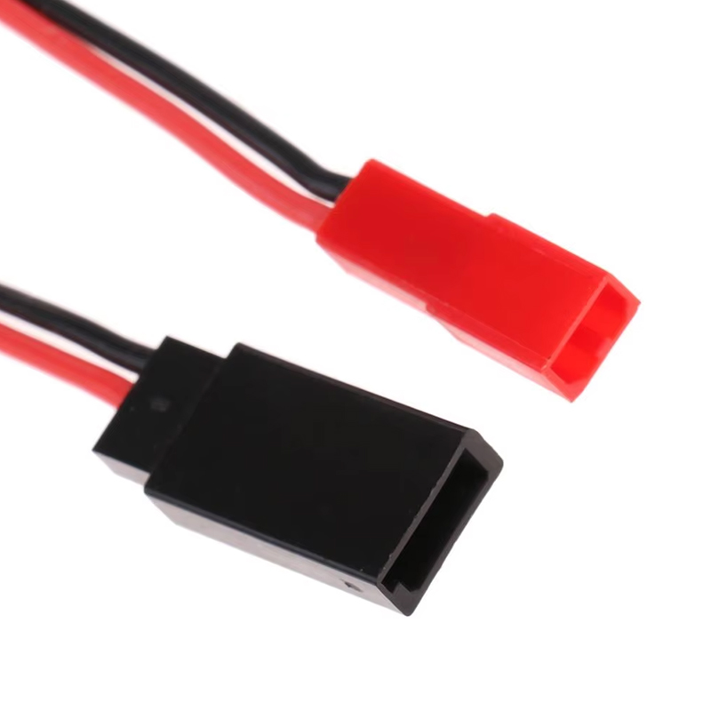 RJX 10pcs 10cm 20AWG JR Female Servo to JST Female Plug Receiver Connector Adapter Cable 