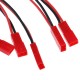 RJX 10pcs 10cm 20AWG JR Female Servo to JST Female Plug Receiver Connector Adapter Cable 