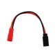 RJX 10pcs 10cm 20AWG JR Female Servo to JST Female Plug Receiver Connector Adapter Cable 