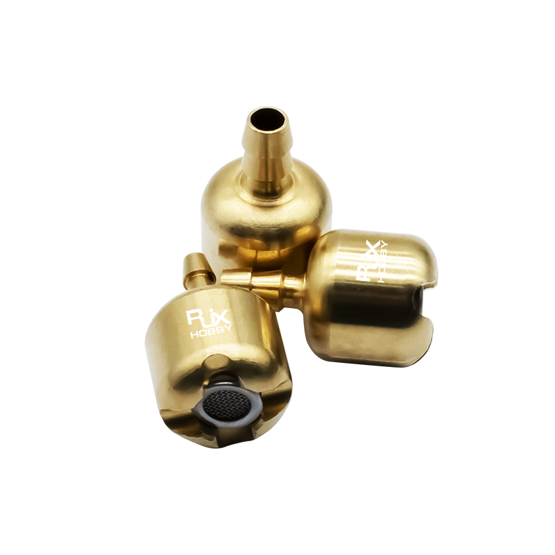 RJX 1pcs 4mm 5mm 6mm Brass Anti-Foam Heavy Hammer Oil Filter Tubing Fuel Tank Car Model Ship Model Accessory