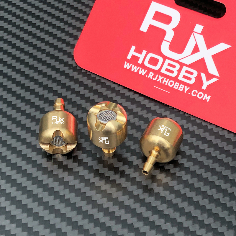 RJX 1pcs 4mm 5mm 6mm Brass Anti-Foam Heavy Hammer Oil Filter Tubing Fuel Tank Car Model Ship Model Accessory