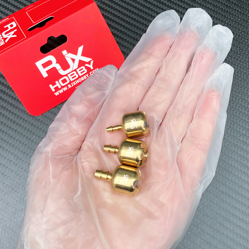 RJX 1pcs 4mm 5mm 6mm Brass Anti-Foam Heavy Hammer Oil Filter Tubing Fuel Tank Car Model Ship Model Accessory