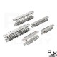 RJX 4pcs M5 Steel Wire Rope Isolator Anti-vibration Shock Gimbal Dampener for UAV