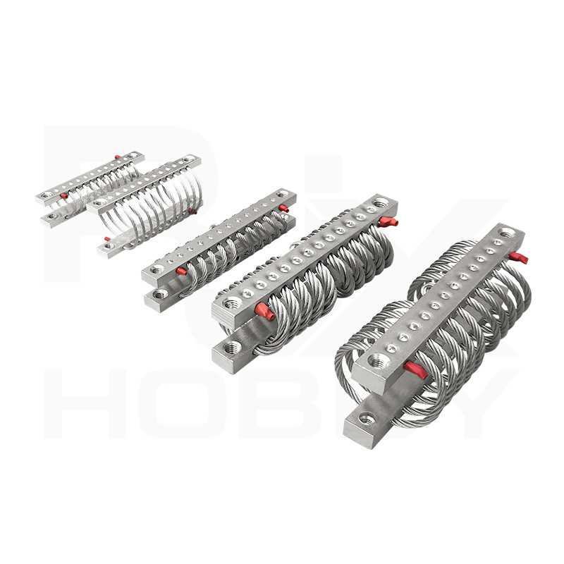 RJX 4pcs M5 Steel Wire Rope Isolator Anti-vibration Shock Gimbal Dampener for UAV