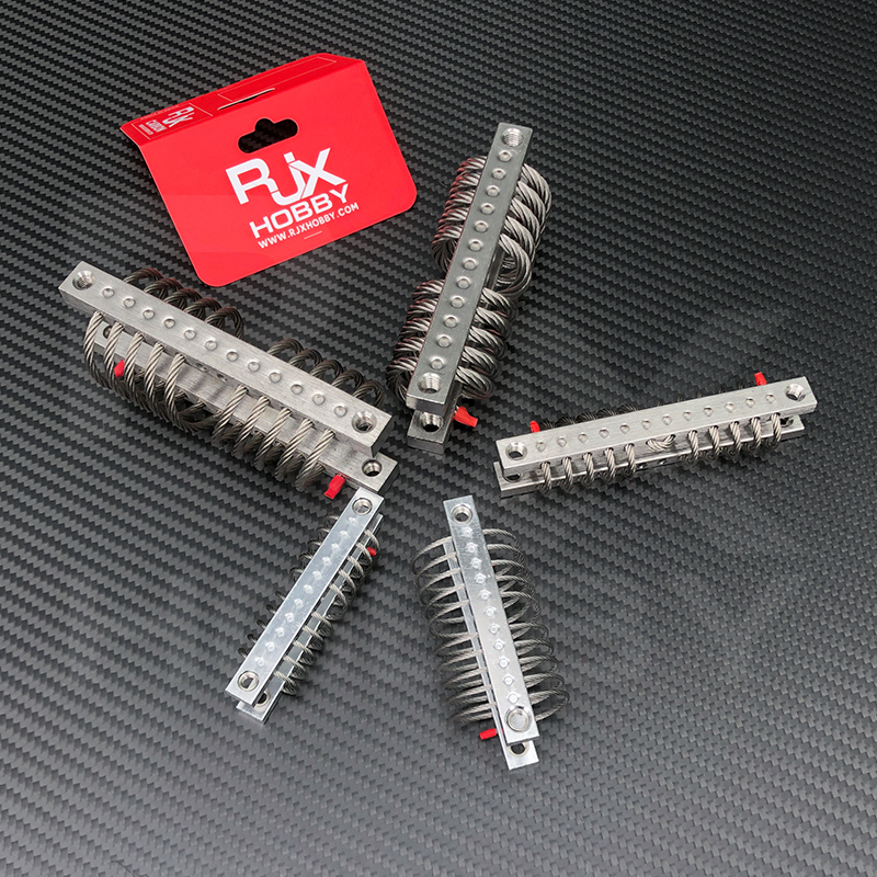 RJX 4pcs M5 Steel Wire Rope Isolator Anti-vibration Shock Gimbal Dampener for UAV