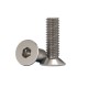 RJX 50pcs M2.5 4-20mm TA2 Countersunk Hex Socket Screw