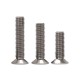 RJX 50pcs M2.5 4-20mm TA2 Countersunk Hex Socket Screw