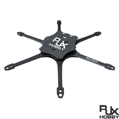 RJX Mark4 10 inch 6 Arms Carbon Fiber Frame Kit For RC FPV Racing Drone