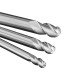 RJX 1pcs R2-R10  3 Flute tungsten steel Carbide Ball nose Cutter for Aluminum CNC Center Machining Milling Tool