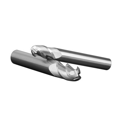 RJX 1pcs R2-R10  3 Flute tungsten steel Carbide Ball nose Cutter for Aluminum CNC Center Machining Milling Tool