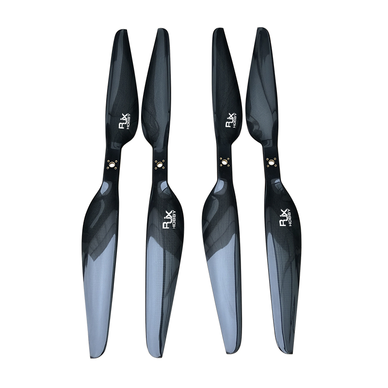 RJXHOBBY Carbon Fiber Propeller (CW/CCW PAIR) PROPS for Drone, Agricultural plant protection UAV