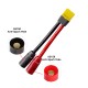 RJXHOBBY 1pcs XT60 Male to AS150 Anti-Spark Male Female