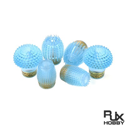 RJX 1pair Thumb Grippies Non-Slip Radio Stick Ends 4mm for FPV Radio Transmitter Hall Gimbal TX16S DIY Parts
