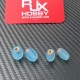 RJX 1pair Thumb Grippies Non-Slip Radio Stick Ends 4mm for FPV Radio Transmitter Hall Gimbal TX16S DIY Parts