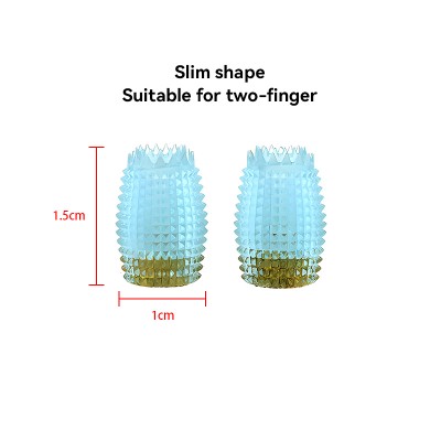 RJX 1pair Thumb Grippies Non-Slip Radio Stick Ends 4mm for FPV Radio Transmitter Hall Gimbal TX16S DIY Parts