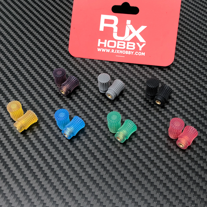 RJX 1Pair V2 M3 Rocker Joystick Cap FPV Remote Controller Gimbal Stick Ends 