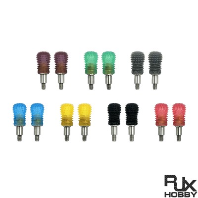 RJX 1Pair V3 M3L Remote Controls Gimbal Stick Ends Anti-slip Rocker Cap Joystick Lever RC Drone Spare Parts for RadioMaster Pocket