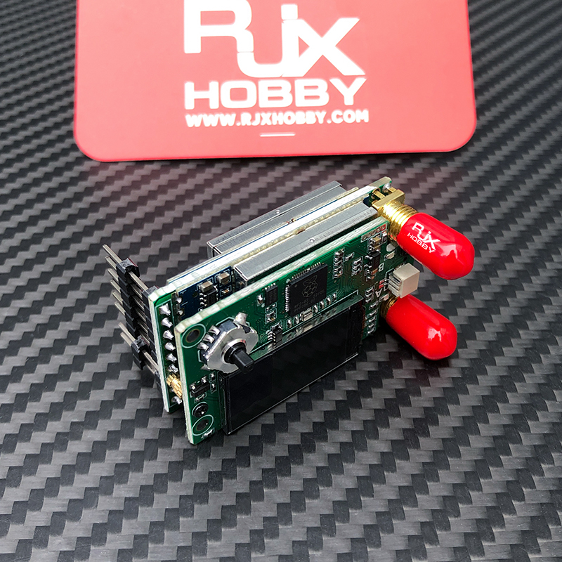 RJX 1Set 1.2G/1.3G Image Transmission Dual Receiver Module with Dipole Antenna SMA for FPV Glasses FatShark Skyzone DJI Goggles V1V2