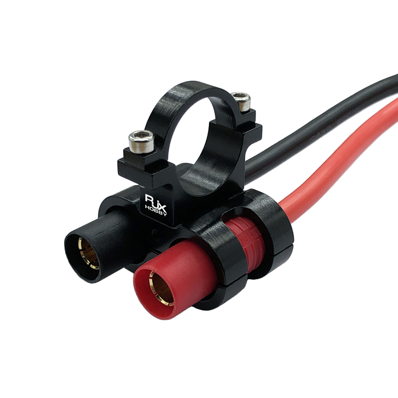 RJX 1pcs AS150 Fixed Seat Connector Mount Base Plug Fixture 20mm Tube Support Holder Bracket For RC Plant Drone