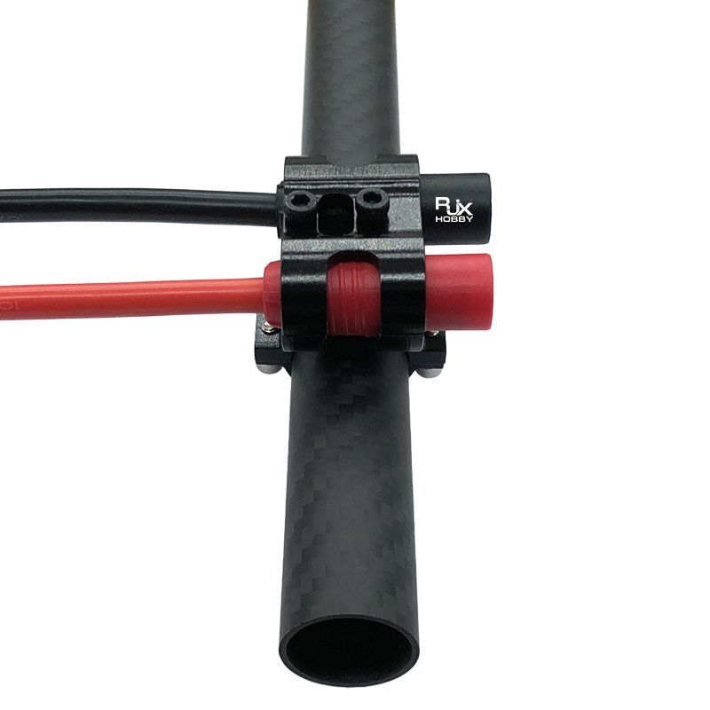 RJX 1pcs AS150 Fixed Seat Connector Mount Base Plug Fixture 20mm Tube Support Holder Bracket For RC Plant Drone