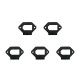 RJX XT90 Male Female Power Connector Fixed Bracket Waterproof T-shaped Plug Socket Spring Cover XT90-S Terminal Brackets Screw Fix