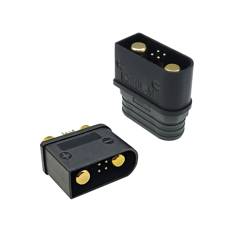 RJX 1pcs QS9L Male to AS150U Female Connector for RC Plant Agriculture UAV Lipo Battery Balance Charger Adapter Cable